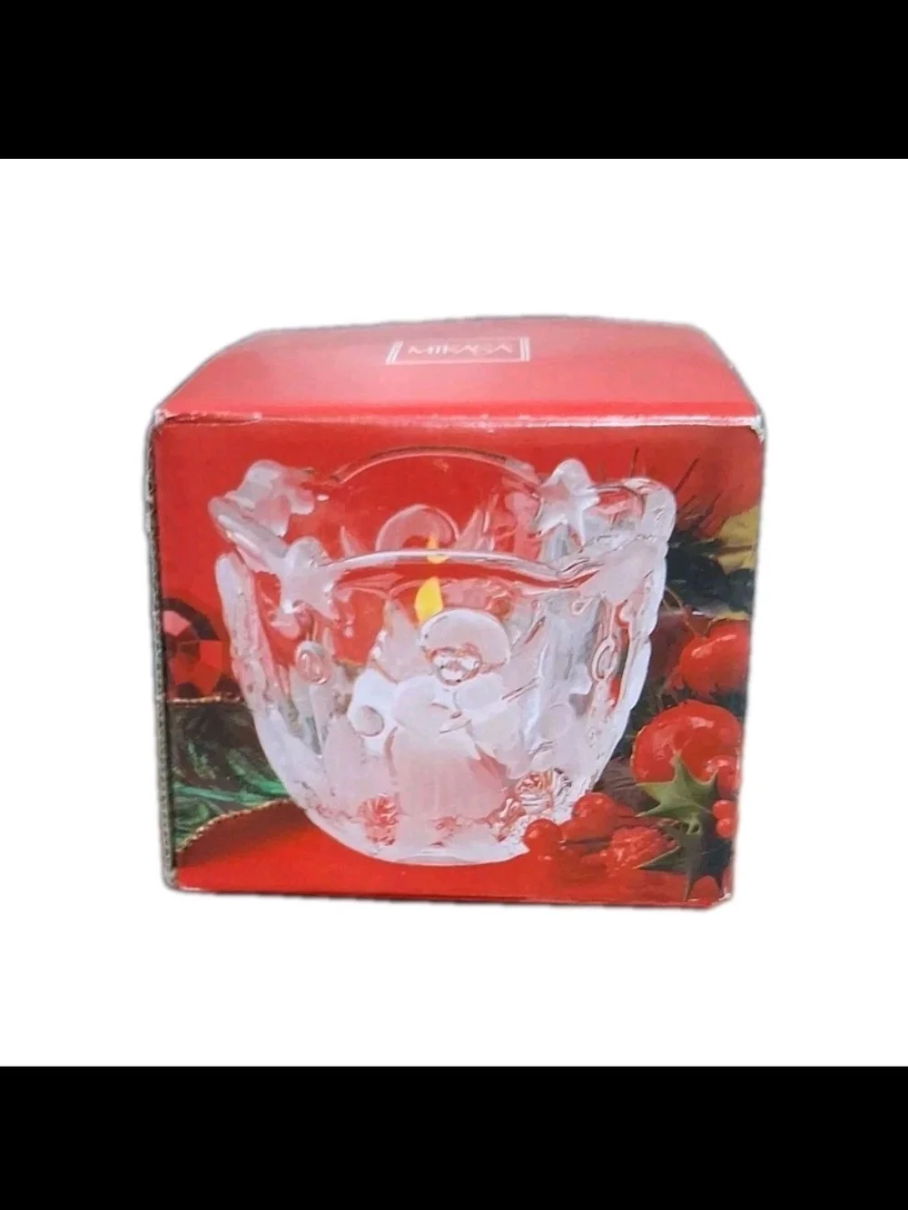 Mikasa Holiday Lights Candleholder